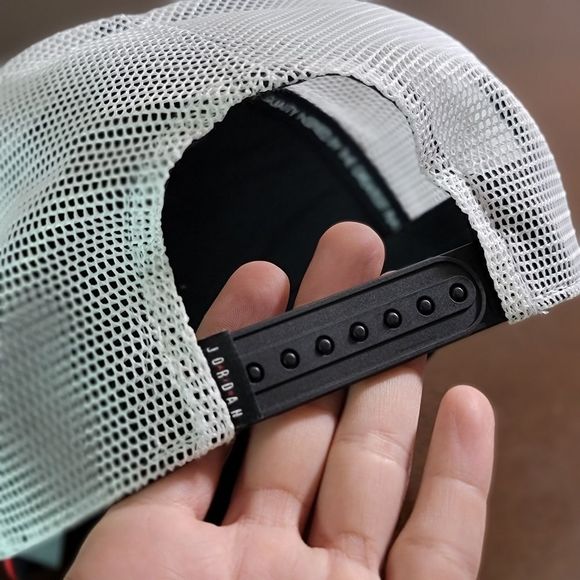 Air Jordan OG Retro 1 2 3 4 6 7 11 Bred Trucker Snapback Hat Cap Black Red White - Picture 9 of 11